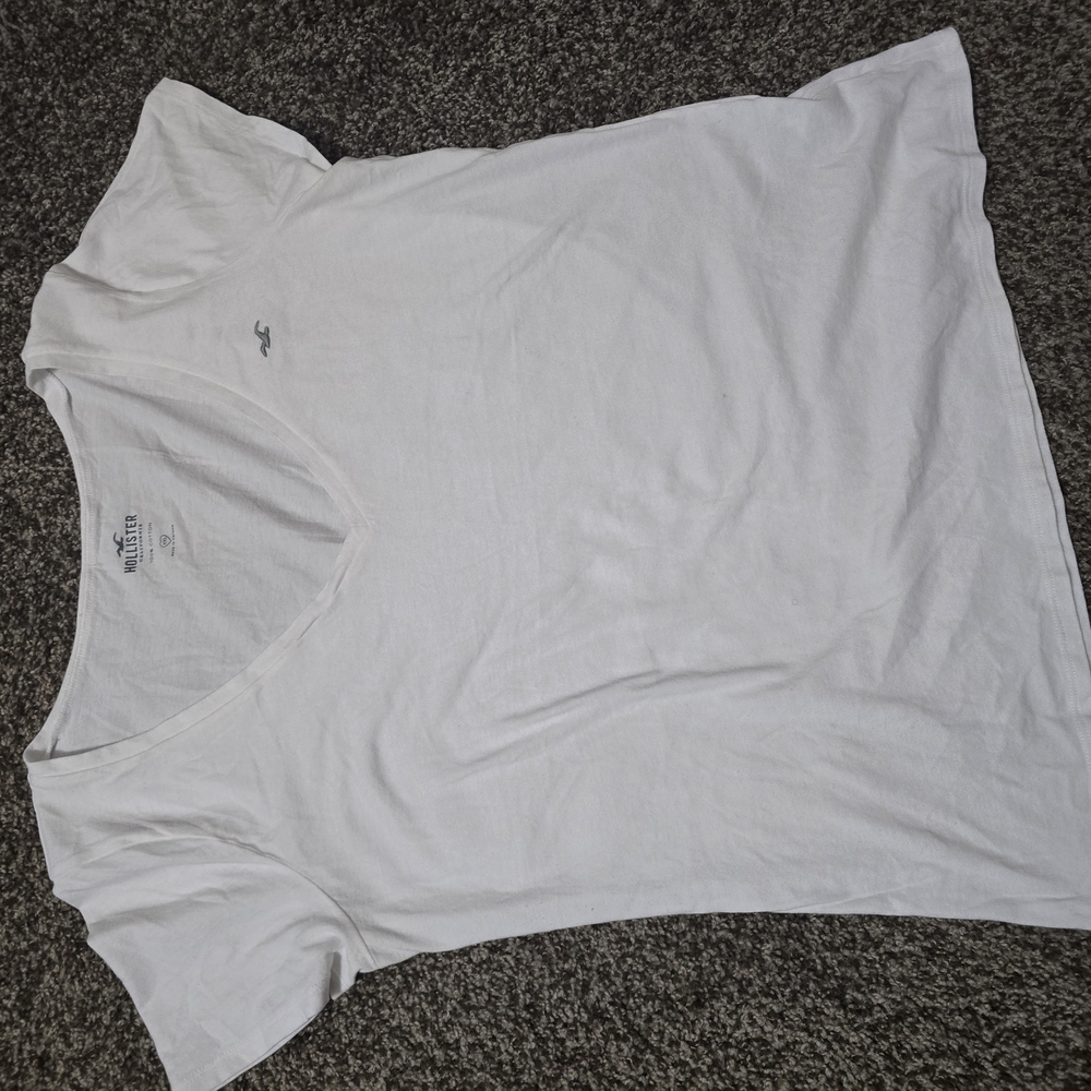 White V-Neck T-Shirt